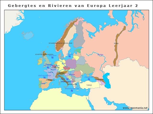 gebergtes-en-rivieren-van-europa-leerjaar-2