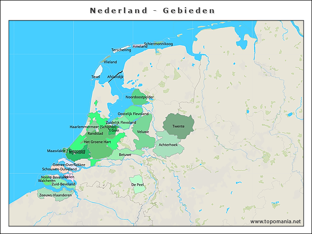 nederland-gebieden