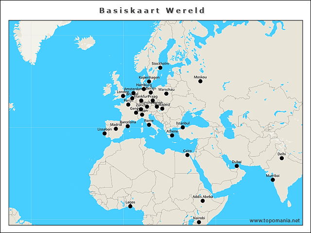 basiskaart-wereld