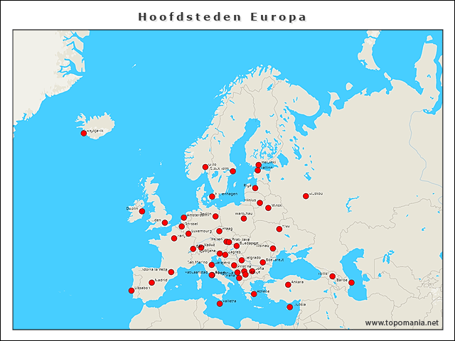 hoofdsteden-europa