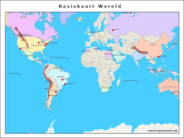 basiskaart-wereld