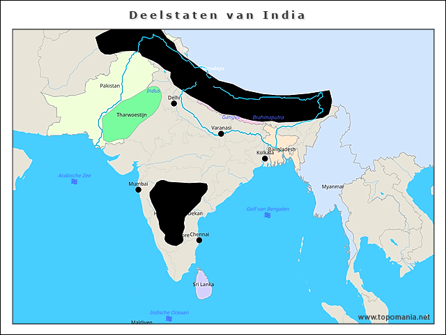india-steden-rivieren-en-omliggende-landen