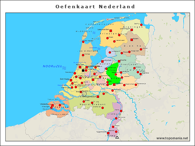 oefenkaart-nederland