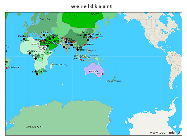 wereldkaart