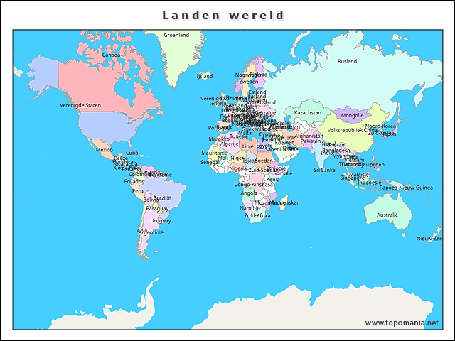 landen-wereld