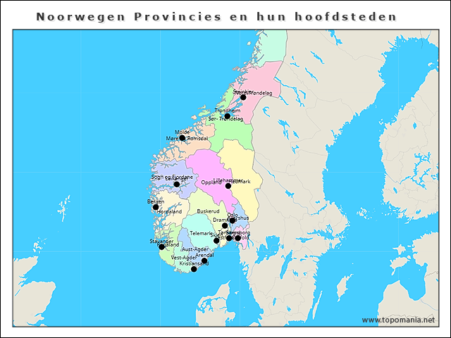 noorwegen-provincies-en-hun-hoofdsteden