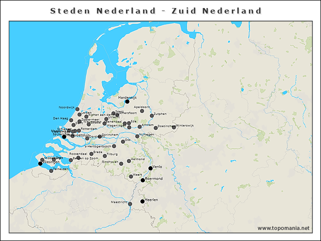 steden-nederland-zuid-nederland