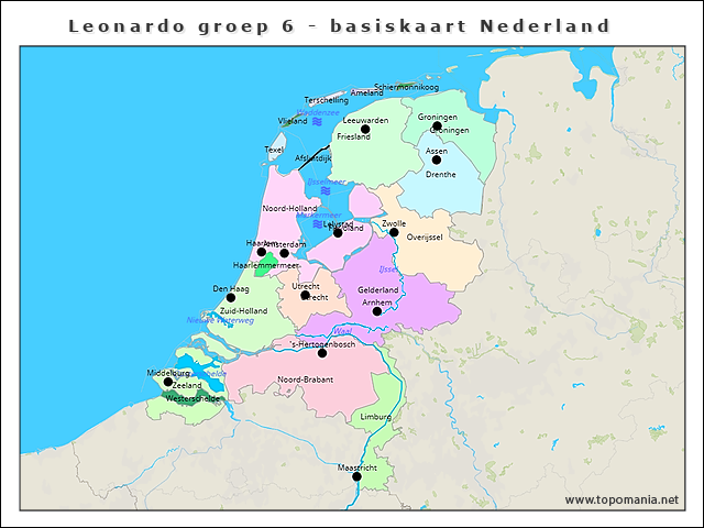 leonardo-groep-6-basiskaart-nederland