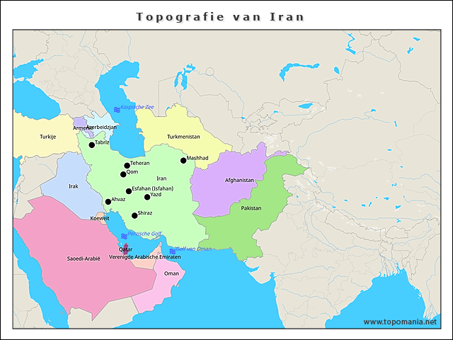 topografie-van-iran