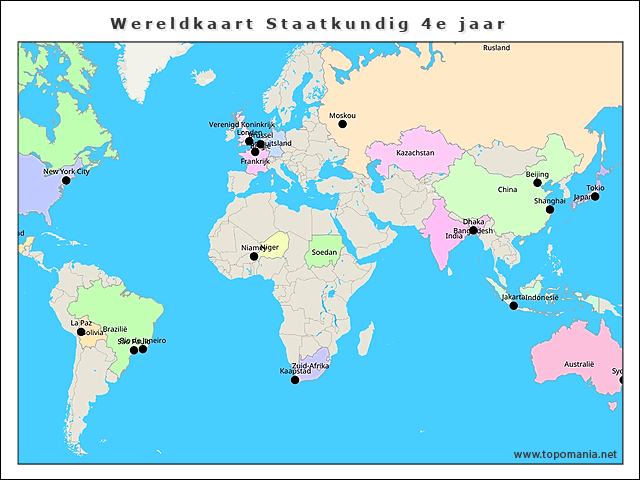wereldkaart-staatkundig-4e-jaar