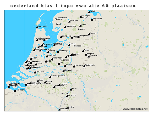 nederland-klas-1-topo-vwo-alle-60-plaatsen