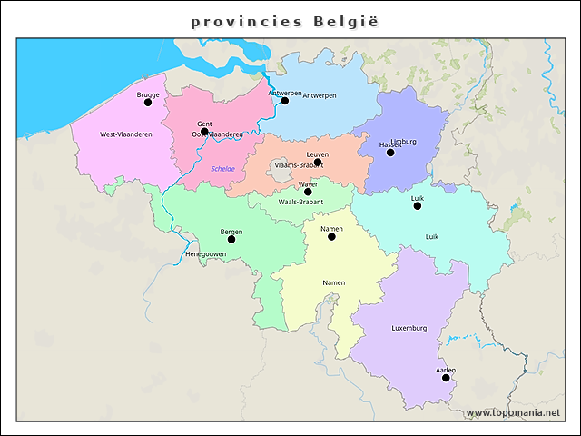 provincies-belgie
