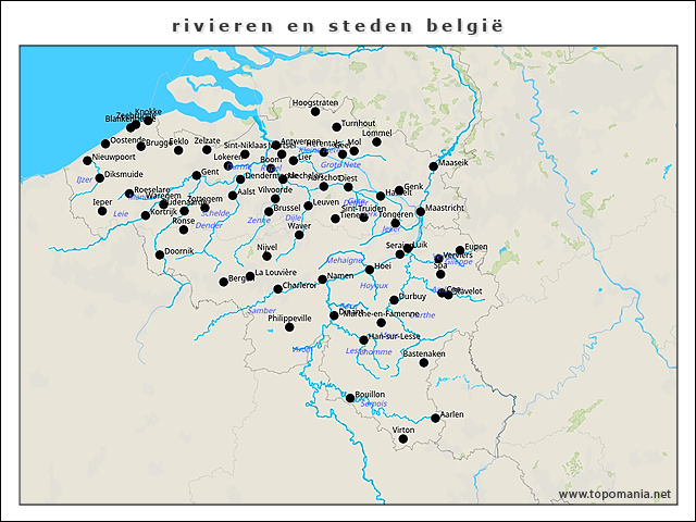 rivieren-en-steden-belgie