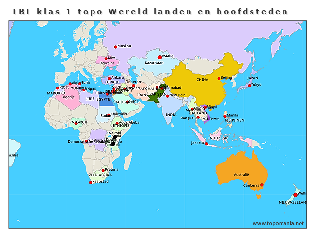 tbl-klas-1-topo-wereld-landen-en-hoofdsteden