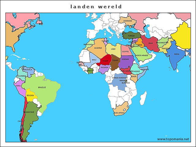 landen-wereld