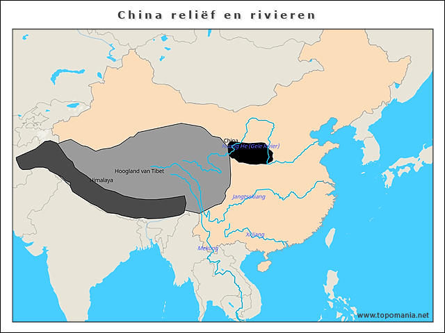 china-relief-en-rivieren