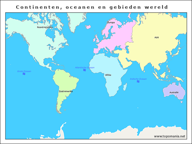 continenten-oceanen-en-gebieden-wereld