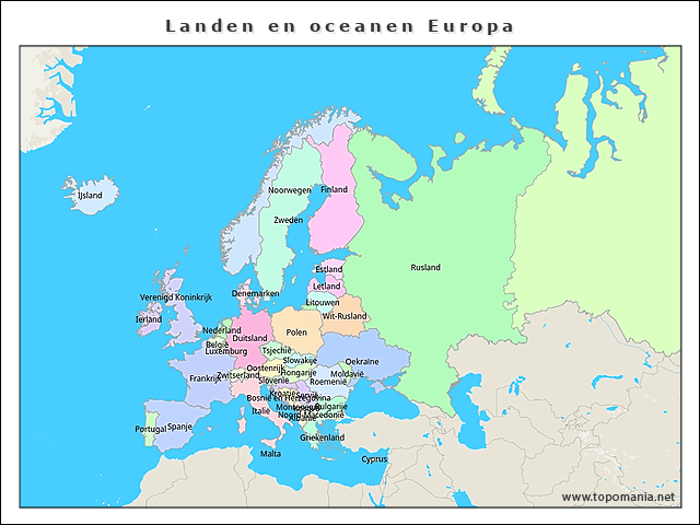 landen-en-oceanen-europa