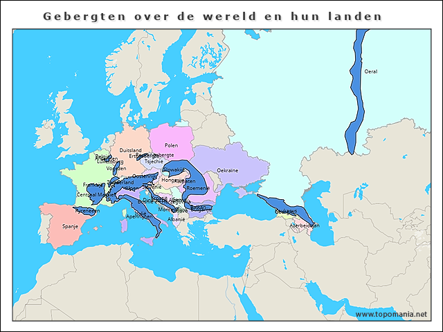 gebergten-in-europa-en-hun-landen