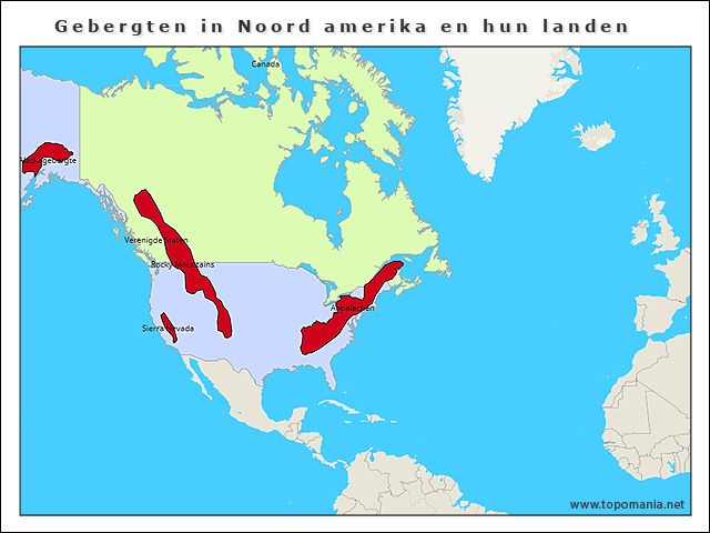gebergten-in-noord-amerika-en-hun-landen