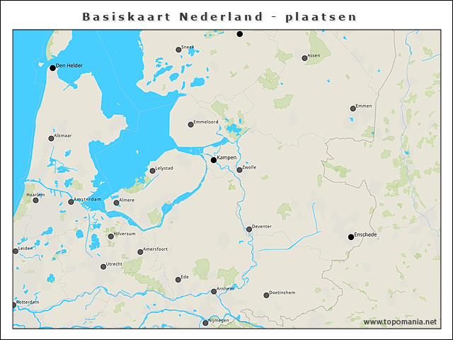 basiskaart-nederland-plaatsen