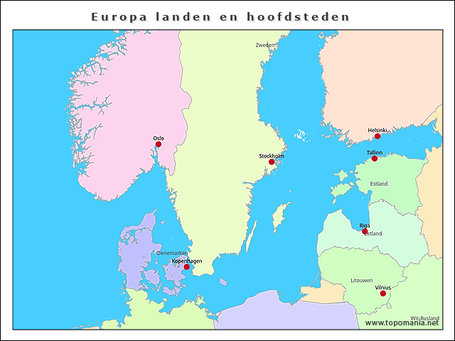 europa-landen-en-hoofdsteden