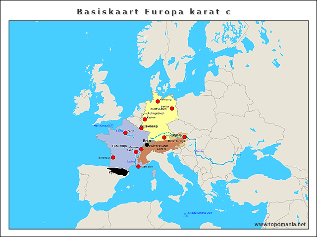 basiskaart-europa-karat-c