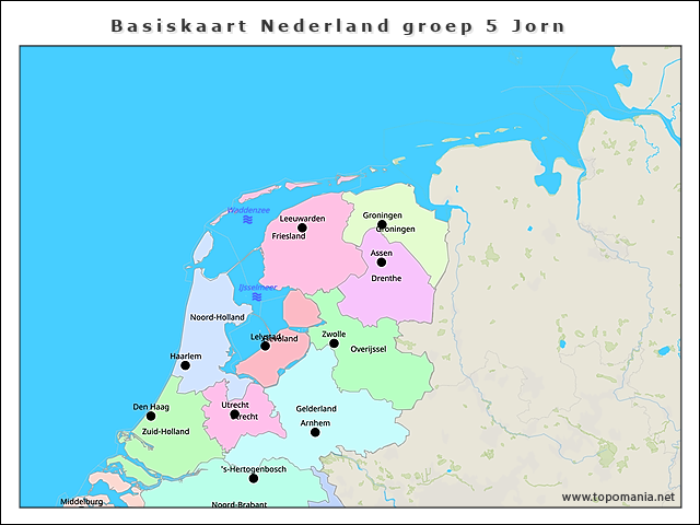 basiskaart-nederland-groep-5-jorn