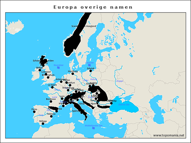 europa-overige-namen