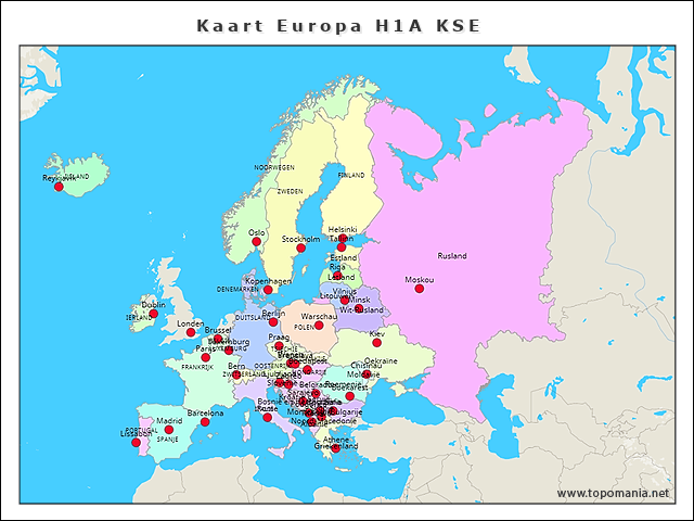 kaart-europa-h1a-kse