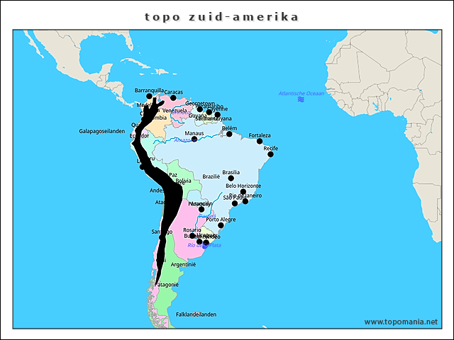 topo-zuid-amerika
