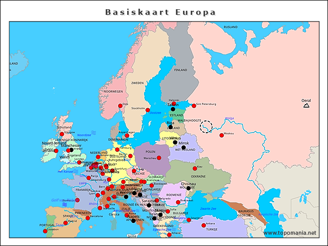 basiskaart-europa