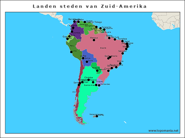 landen-steden-van-zuid-amerika