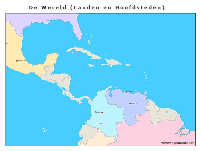 de-wereld-(landen-en-hoofdsteden)
