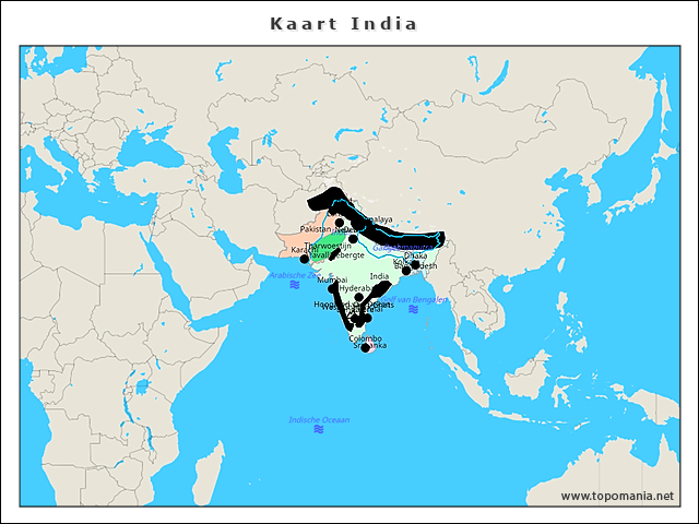 kaart-india