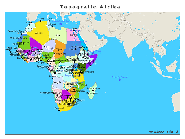 topografie-afrika