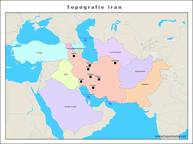 topografie-iran