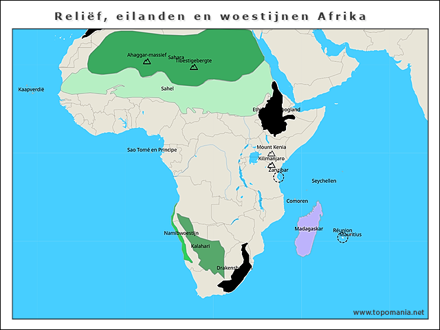 relief-eilanden-en-woestijnen-afrika