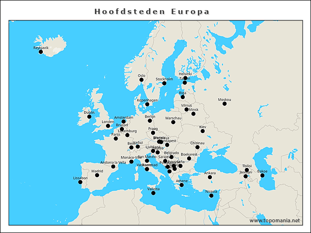 hoofdsteden-europa