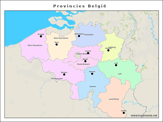 provincies-belgie