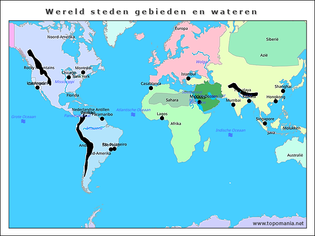 wereld-steden-gebieden-en-wateren