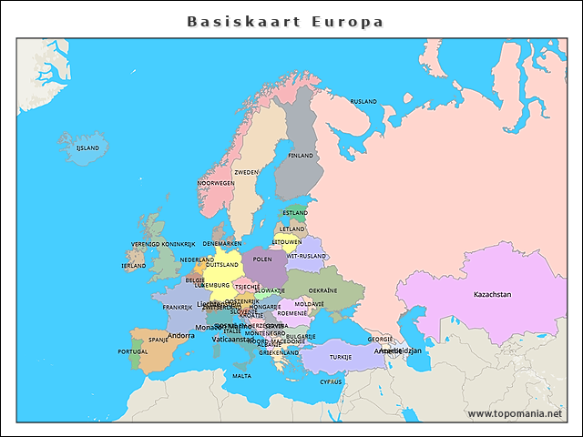 basiskaart-europa