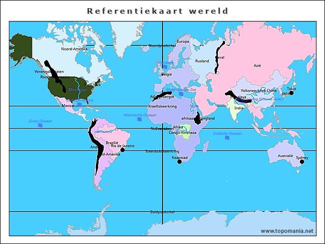 referentiekaart-wereld