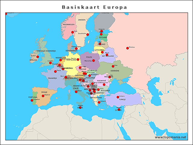 basiskaart-europa
