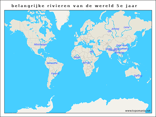 belangrijke-rivieren-van-de-wereld-5e-jaar