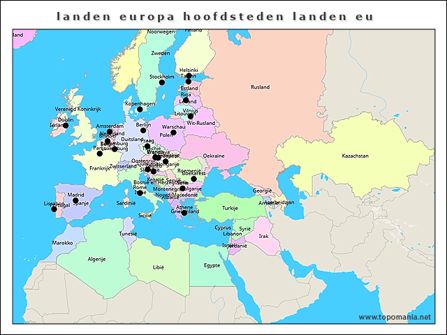 landen-europa-hoofdsteden-landen-eu