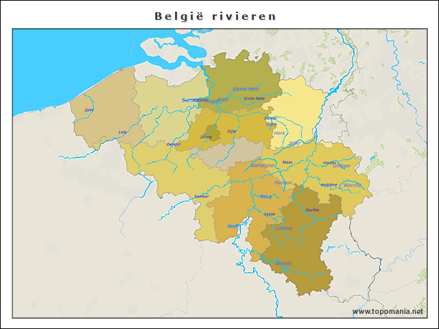 belgie-rivieren