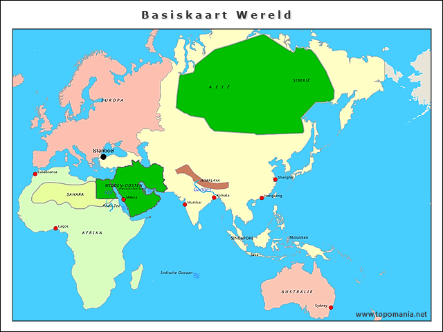 basiskaart-wereld