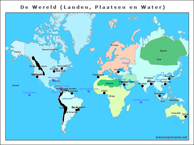 de-wereld-(landen-plaatsen-en-water)