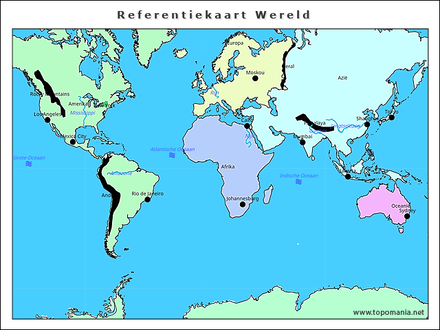 referentiekaart-wereld